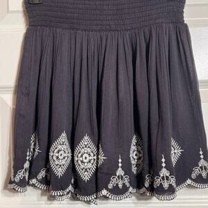 Raga Dark Gray Mini Skirt, Women's Size XS